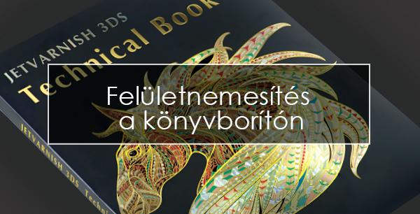 Felületnemesítés a könyvborítón