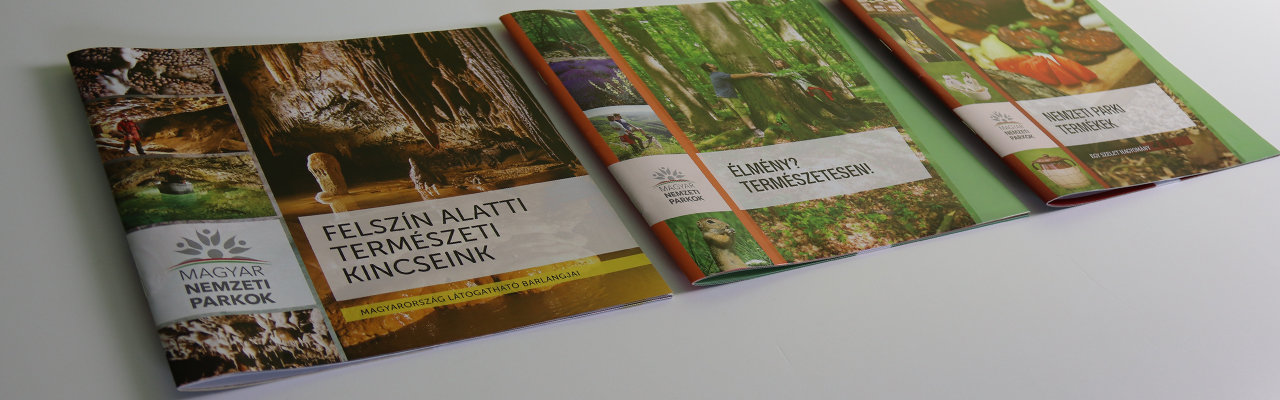 magyar Nemzeti Parkok brosúrái