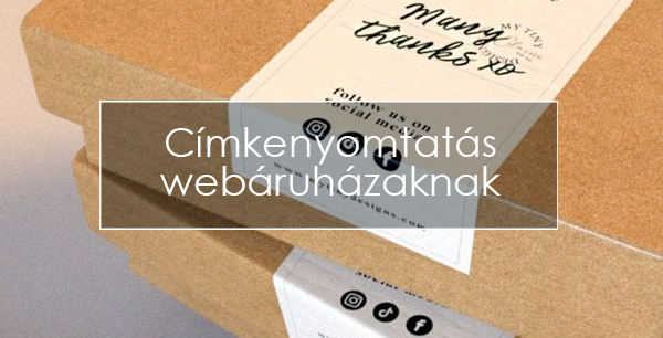 Egyedi címkenyomtatás webáruházaknak: a nélkülözhetetlen marketingeszköz
