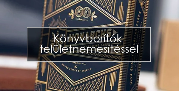 Könyvborítók felületnemesítéssel