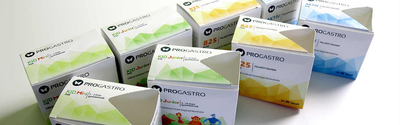 Progastro dobozok a PRintPix Nyomdában készültek
