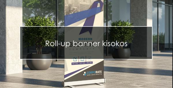 Roll-up banner kisokos. Méretek, anyagok és tervezési tippek