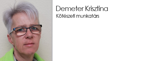 Demeter Krisztina - kötészet