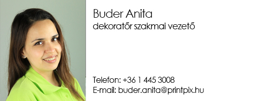 PrintPix Nyomda Buder Anita dekoratőr